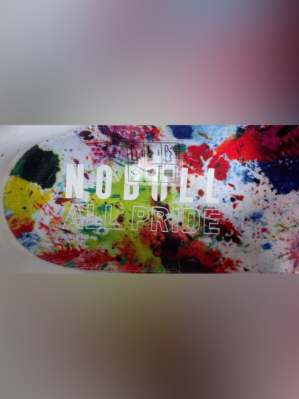 Nobull Project Pride Paint Splatter Running Shoes W Size 11 / Size 9.5 in VGC - Picture 10 of 15